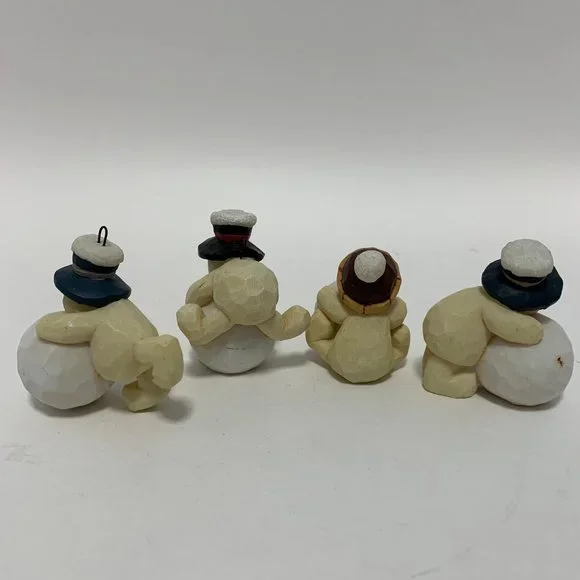 Frolicking Snowmen Ornaments 4 - Picture 5 of 9
